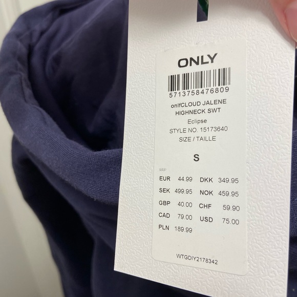 New ONLY Brand Hoodie (with tags) - Picture 4 of 4